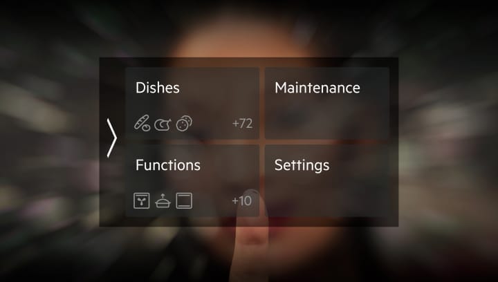 Visualización de la función CookSmart.