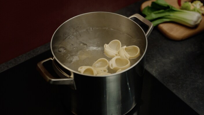 Hierve pasta con SenseBoil