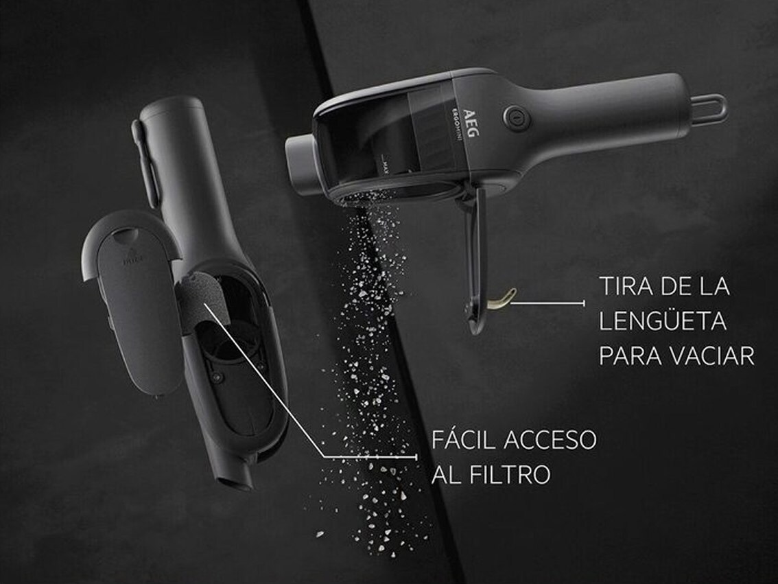 Vaciado rápido y cuidado del filtro sin esfuerzo.