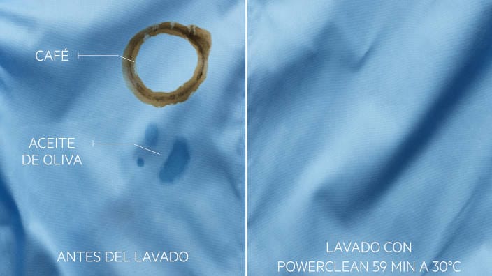 Primer plano de una prenda de color azul
