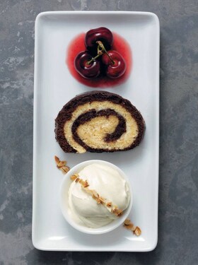 brazo de gitano de chocolate