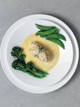 Rollitos de lenguado con gambas