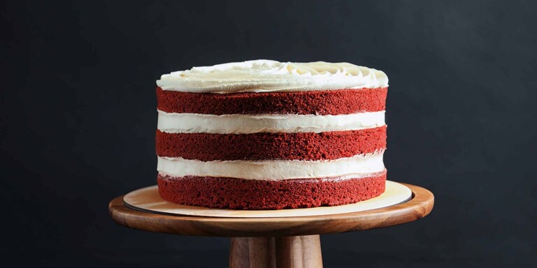 Tarta Red Velvet. Receta de la tarta terciopelo rojo americana paso a paso